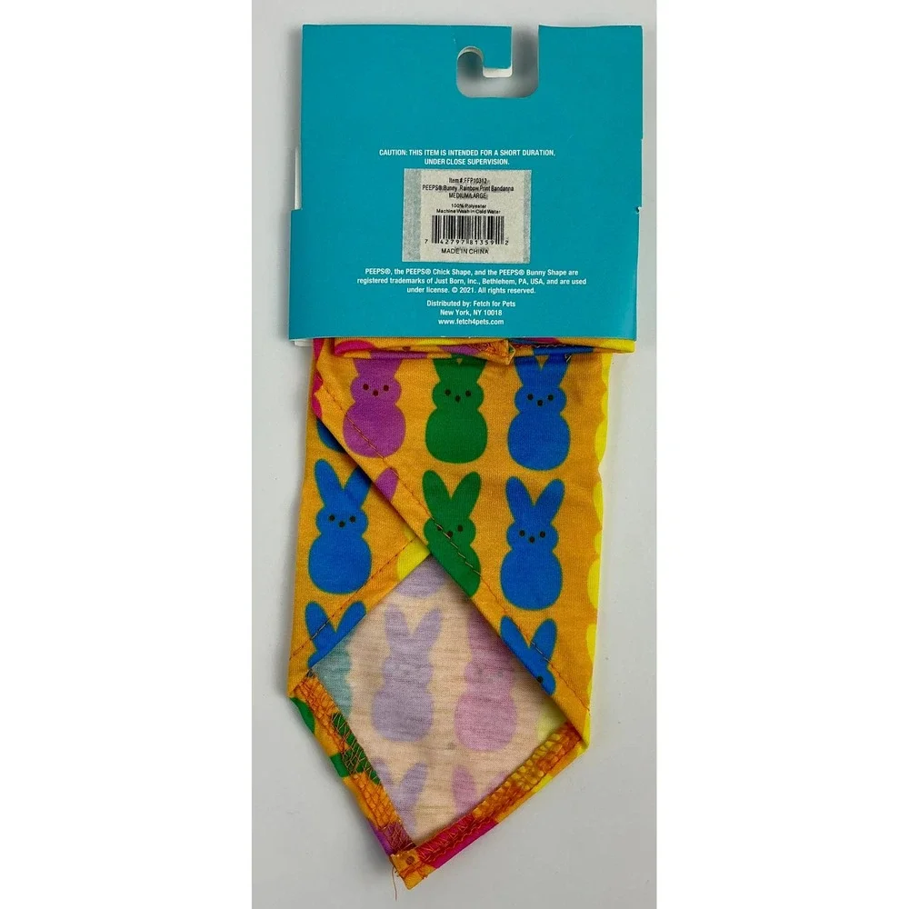 Pet Bandana Lot of 3‎ Peeps Sunny Lemons Dodo Print Medium Large Dog NWT